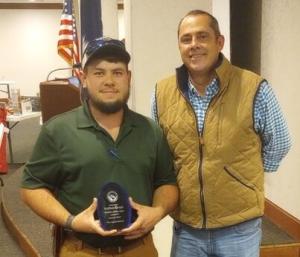 WEASC awards Nathan Craps received the Rookie of the Year Award