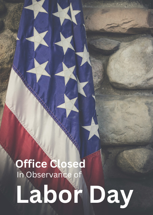 Office Closed for Labor Day