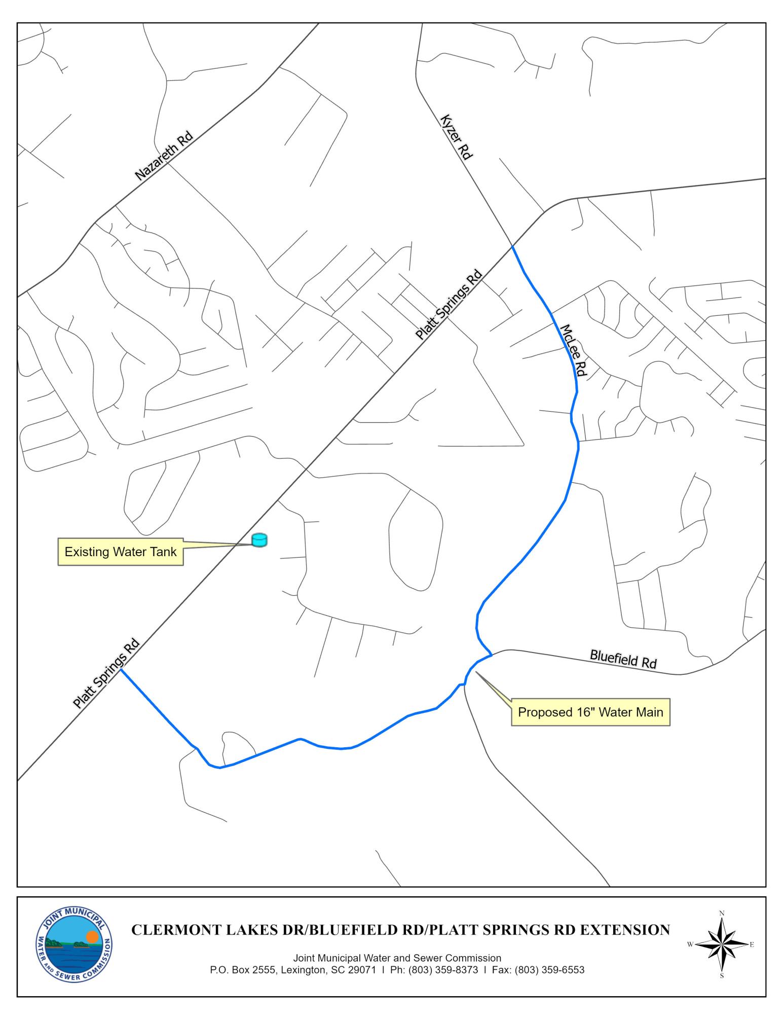 Platt Springs Rd Water Main Improvements Joint Municipal Water and